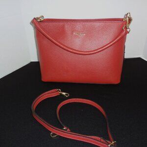 NWT-Piumelli Red Handbag from Milano Italy